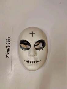 1 pieza Máscara de Halloween para adultos de lobo de cara completa, disfraz de terror para fiesta, juego de sala de escape, mascarada