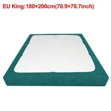 1 pieza Funda de colchón con diseño jacquard de unicolor, cobertor elástico para proteger tu ropa de cama y agregar estilo al hogar, adecuado para todas las estaciones