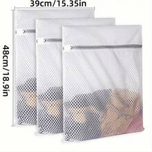 1/3 Túi giặt lưới tổ ong, Túi giặt có khóa kéo cho quần áo mỏng manh - Túi bảo vệ quần áo khi giặt - Bảo vệ quần áo trong quá trình giặt & sấy - Nhiều màu - Xem 9