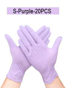 Plum-Purple Disposable Nitrile Gloves, Powder-Free Latex-Free, Durable Household Cleaning Gloves, Waterproof Gloves For Kitchen Cleaning, Tattoo, Hair Dye, Pet, Salon, Cleaning Supplies, DIY Tools - Plum Purple - View 15
