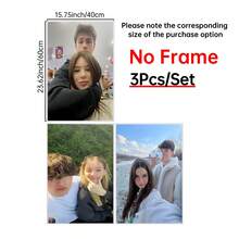 3幅定制照片帆布画，松木画框 - 个性化墙面艺术，适用于卧室、客厅、办公室装饰 - 现代家居装饰，也是生日、圣诞节、周年纪念日的独特礼物 - 3PCS - 查看 11