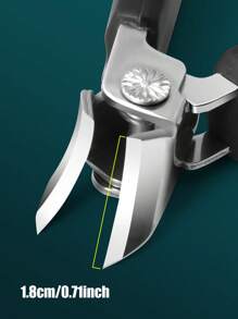 1 pieza Cortaúñas de alta precisión y ángulo ancho, cortaúñas de acero inoxidable afilado, adecuado para el cuidado de uñas encarnadas y gruesas para personas mayores