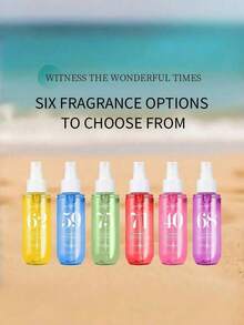 90ml Digital Fragrance Spray, Women's Fragrance, Summer Home Fragrance Up To 6 Series To Choose From, Home Fragrance For Both Men And Women. It Is An Indoor And Outdoor Air Freshener And Enhances The State Of Happiness. Lasting Natural Fresh Scent And Charm Is Essential. It Is Suitable For Dating, Parties, Vacation Essentials, Home, Hotel And Office, Ideal Gift For Friends And Relatives! - Multicolor - View 4