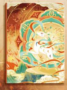 1/3pcs Hardbound Student Notebook Graduation Gift Diary Title Page Highly Attractive 3D Handbook Home Fashion, School Supplies,Back To School