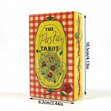 Juego de baraja de Tarot de lujo y femenina inspirado en la trattoria italiana - Entretenimiento sofisticado para fiestas de cena y cumpleaños con temática gourmet