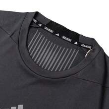 Adidas Nueva camiseta deportiva de manga corta de seda de hielo para hombre, de secado rápido, gris, para correr y refrescarse. - Gris - Ver 5