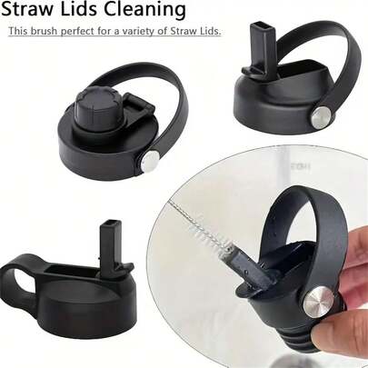 20/10/5Pcs Extra-Long Straw Cleaning Brush Set - Durable Plastic, Non-Electric, Commercial Grade For Efficient Cleaning