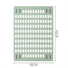 Perforated Board Storage Rack, Customizable Logo And Printed Text, No Drilling Required, Wall Mounted For Home, Dorms, Bathrooms, Kitchens, Compatible With Various Hook Sizes, Free Combination, Bathroom Organizer, Suitable For Hotels, Homes, Matcha Green Perforated Board