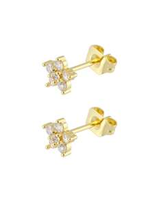 1 Pair Shiny Star Women's Earrings, Elegant & Minimalist Design, Suitable For Daily Wear, Parties, Gift For Friends, Girlfriends, Wives