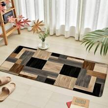 1pc Simple Color Kitchen Mat, Quick Drying Pad - Bathroom, Living Room, Hotel, Easy To Clean, Washable, Carpet, Kitchen Accessory