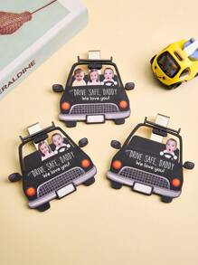 1pc Custom Photo And Text Drive Daddy Car Visor Clip, Personalized Photo Wooden Car Decor Accessories, Custom Car Photo Frames, Personalized Car Visor Clip, Car Personalized Photo Keepsake, Funny Customized Drive Daddy Acrylic Hanger Gift Idea For Husband, Birthday Gift Idea For Papa, Couple Gift, Valentine Gift, Anniversary Gift, Father's Day Gift, Best Friend Gift, Gift For Dad, Gift For Boyfriend. Back To School