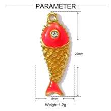 1 Stück Edelstahl DIY Anhänger mit Muscheldesign, Fisch & Meeresbewohner - Geeignet für Halsketten, Armbänder, Ohrringe