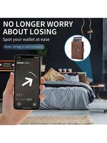 エアタグウォレットRFIDポップアウトクレジットカードホルダー男性財布を使うフロントポケット2つ折りりカードホルダーケースショート男性用エアタグ用財布 - イエロー - チェックする 5