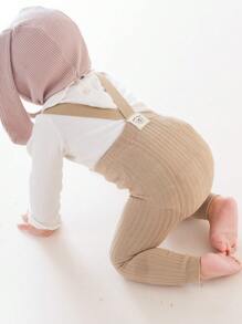 1 Piece Kids Weightlifting Straps,All-Season Knit Fabric, Solid Color, Hand Wash Only, Belly Protection For Children, Elastic Baby Pantyhose