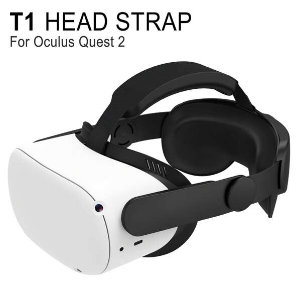 Head Strap For Meta Quest 2 VR - Elite Strap Replacement With Adjustable Hinge - Enhanced Comfort, Reduces Head Pressure - VR Accessories For Quest 2
