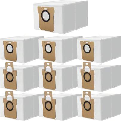 Substituição de sacos de pó para Dreame L20 Ultra/ X20 Pro/ X20 Pro Plus/ L10s Ultra para Xiao Mi X10/ X10 Plus S10 Pro Acessórios para robôs, sacos de vácuo selados