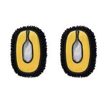 1 件柔软超细纤维可弯曲伸缩洗车拖把，拖把替换头采用雪尼尔材料制成，15° 人体工程学设计，软毛汽车清洁刷，洗车工具，适用于汽车、家居、厨房清洁