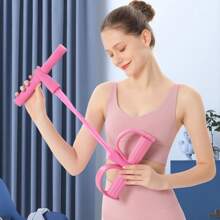 1 Peça Banda de Resistência para Pedal de Pé, Treinador Abdominal, Equipamento de Fitness para Tonificação das Pernas, Corda de Resistência para Prensa de Pé para Academia em Casa