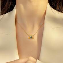 Custom Photo Projection Camera Necklace Personalized Projection Necklace With Picture Inside Customized Picture Necklace Jewelry Gifts For Women Mom Girlfriend Wife