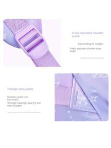 3 件套钻石雪花印花涤纶学校背包，带午餐盒和铅笔盒，大容量多隔层设计，可调节肩带，防水耐用面料，拉链开合，后行李带，适合学校和户外，返校礼物