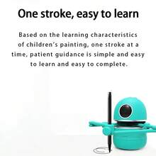 Smart Ai Drawing Robot Toy For Kids-Ai Interactive Robot With Speaker, Learning Cards, USB Rechargeble,Automatically Drawing- Educational STEM Gift For Boys & Girls Ages 3+,Christmas, Birthday Gifts - Green - View 7