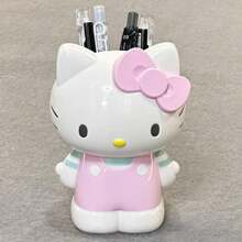 Sanrio Sanrio Hello Kitty & Melody Pen Holder, Makeup Brush Holder, Desktop Organizer, Gift,School Supplies,Back To School