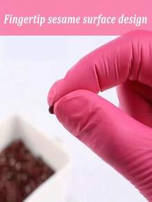 30 Stück tiefrosafarbene Einweg-Nitrilhandschuhe - wasserdicht, strapazierfähig und leicht für Haushaltsreinigung, Tierpflege, Haarfärbe-Anwendung - blei- und alkoholfrei (Größen S/M/L), vielseitige Reinigungshandschuhe, stilvolle Reinigungshandschuhe, Küchenhandschuhe | Elastischer Sitz | Strapazierfähige Handschuhe - Verschiedenfarbig - Übersicht 6
