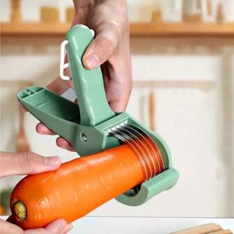 Groente- en fruitsnijder - Keukensnijder voor wortelen en komkommers | Multifunctioneel gereedschap voor voedselbereiding