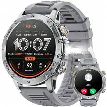 Hwagol Ceas inteligent nou pentru bărbați 2025, afișaj de 1,70'', lanternă LED, baterie mare de 1000mAH, ceas inteligent cu apeluri Bluetooth și busolă, ceas inteligent cu peste 100 de moduri sport, monitor de somn, tracker de fitness cu pedometru, ceas inteligent pentru femei, compatibil cu Android și IOS