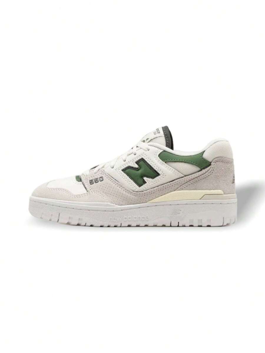 New Balance NB 女款 BBW550SG 白/绿 - 白色/綠色 - 查看 1