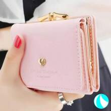New Mini Short Women Wallets High Quality Coin Pocket Luxury Female Purses Card Holder Photo Holder Cute Wallet For Girls For Women Money Wallet Mini Wallet Purse Wallet Small Wallet