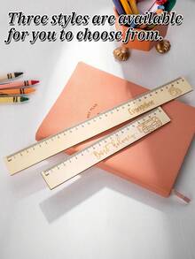 Custom Personalized Reading Aid With Ruler Made Of Wood Gift For School Enrollment With Name First Grade School Start School Cone Personalized, 15cm/20cm/30cm Optional School Supplies, Back To School