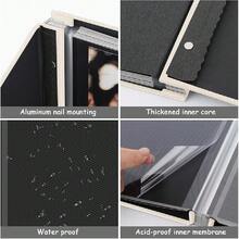 Magnetic Sticky Page Photo Album - 60-Page Scrapbook For Pictures, Perfect Wedding & Family Gift - Beige - View 4
