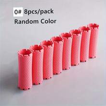 10 piezas de varillas de permanente de cabello estándar de diferentes tamaños y grosor, herramientas para rizar el cabello para uso en salón y hogar, de colores aleatorios, esenciales para volver al colegio, viajes y vacaciones, accesorios para el cabello para mujeres - Multicolor - Ver 20