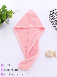 1 pièce/4 pièces Bonnet de lavage de cheveux séchage rapide en polaire de corail, serviette épaisse pour séchage des cheveux, turban mignon pour cheveux, serviette pour sécher les cheveux, usage domestique, salle de bains, douche, matériau absorbant, doux, agréable pour la peau, sans peluche, convient pour un usage quotidien