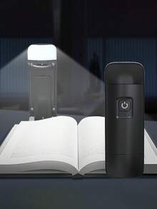 1pc/2pcs Portable Foldable Book Light With Eye Protection Function, 3 Adjustable Brightness Levels, Clamp Design, Space Saving, Ideal For Nighttime Readers, Rechargeable Book Light - Multicolor - View 3