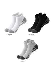 10/20/30 Pairs Breathable And Comfy Men's Crew Tennis Socks For Outdoor And Casual Wear, All-Season Unisex Tennis Socks
