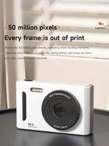 Campus Digital Camera For Teens With High Definition Front And Rear Dual Photography, Retro Card Travel Photography (No Card)