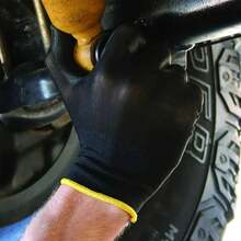 10pcs PU Coated Work Gloves, For Construction, Woodworking, Gardening, Industrial Protective Gloves, Anti-Slip, , Reinforced Grip, Suitable For Lawn Care And Outdoor Use, Hand Protection