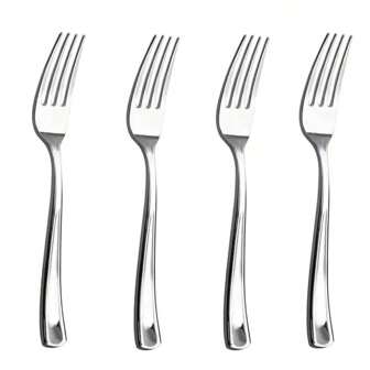 12 件不锈钢水果叉和塑料沙拉/甜点叉套装，简约水果叉，现代蛋糕叉，可重复使用沙拉叉，厨房用具套装，非常适合派对、万圣节、圣诞节、婚礼、家居使用