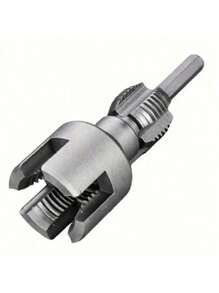 2 Pieces Set Of Integrated Internal And External Thread Precision Machining Tools, Compatible With 4/6mm NPT Water Pipe Broach Pipe Thread Repair Tool | Aluminum Alloy Thread Set | Suitable For PPR/PVC/Copper | Non-Slip Handle