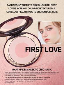 Charlotte Tilbury Cheek To Chic腮红 #First Love，8克/0.28盎司 | 双色腮红，打造自然红润光泽 | 可叠加涂抹 | 光泽妆效 | 轻盈持久 | 适合所有肤色 | 经典Pillow Talk色号 | 为清新妆容增添微妙光泽 | 日常及特殊场合皆宜 - First Love - 查看 2