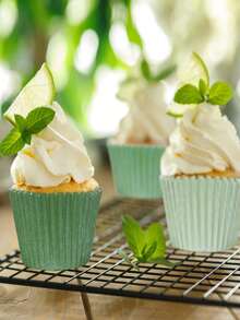 300pcs Green Cake Paper Cups For Saudi National Day/Eid Celebration Party Decor Saudi National Day Saudi Saudi Arabia, Wedding And Birthday Supplies, Home And Party Decorations - Green - View 4