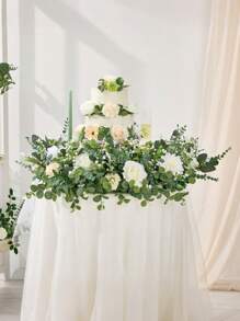 50pcs Artificial Eucalyptus Leaves Stems, Fake Greenery Plants For Wedding Bouquet Wreath Vase Floral Arrangement, Home Decor Bedroom Decoration Garden Decoration