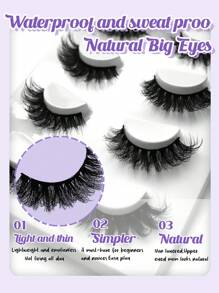 4pairs Cat Eye False Eyelashes