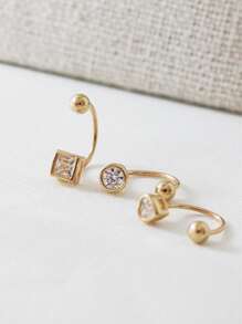 1 Pc S925 Sterling Silver Belly Button Zirconia Belly Button Silver Navel Rings Small Belly Button Mimi Belly Jewelry