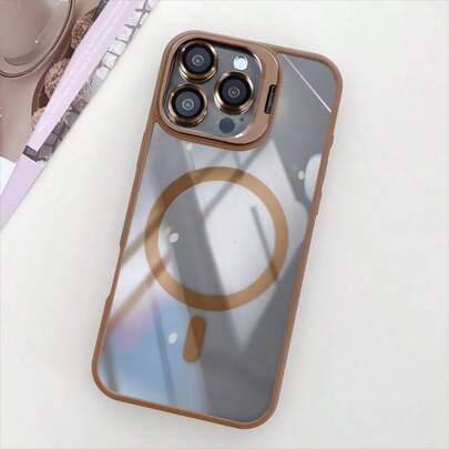 磁性相机镜头保护翻盖支架手机壳适用于 15 11 12 13 14 16 Pro Max