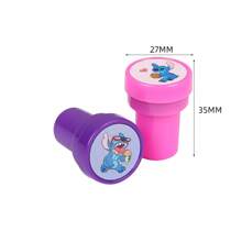 Disney 12pcs Disney Stitch Theme Plastic Reward Sticker Set, Assorted Colors DIY Craft Kit, Suitable For Scrapbooking, Birthday & Holiday Party Favors School Supplies, Back To School