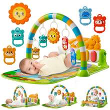 Baby Piano Mat With Mirror & Hanging Toys, 0+Infant Kick Piano Music Toy Mat With Soft Crawling Mat, Great For Child Emotion, Vision, Intelligence Development, Interaction Toy, Hearing, Parent-Child Bonding, Suitable For Christmas, Birthday, Halloween Gifts (Pink/Green) - Multicolor - View 12