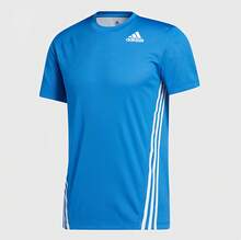 Adidas 男子運動跑步健身圓領速乾透氣短袖T卹